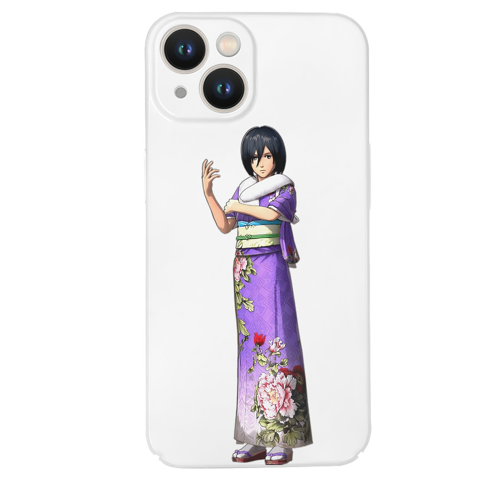 （画像用） 進撃の巨人 ミカサ·アッカーマン Attack on Titan Mikasa Ackerman 【iPhone 14シリーズ対応】ハードケース